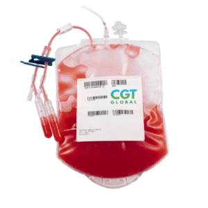 Fresh Leukopak product containing concentrated peripheral blood mononuclear cells (PBMCs) for cell therapy and immunology research