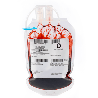 GMP Whole Blood for Clinical trials, gene and cell therapy