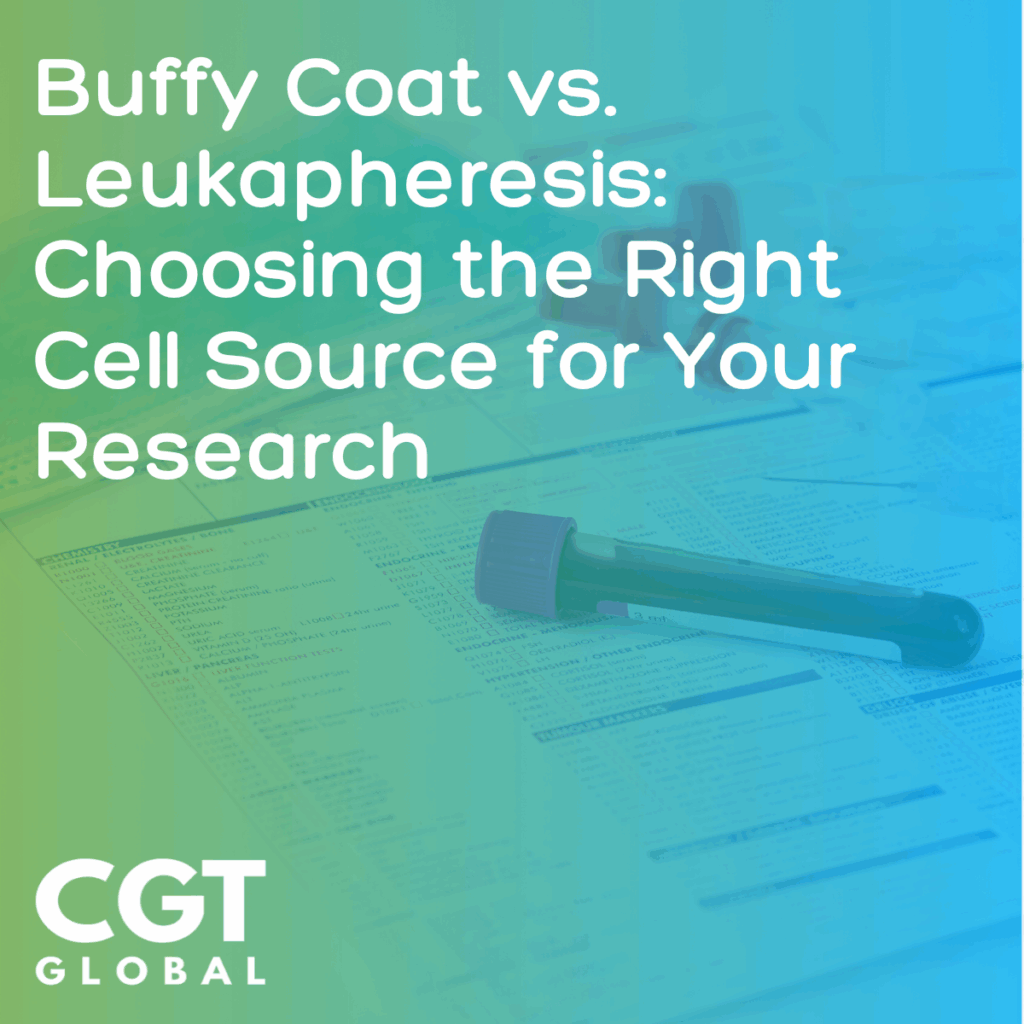 Buffy Coat vs. Leukapheresis: Choosing the Right Cell Source for Your Research 